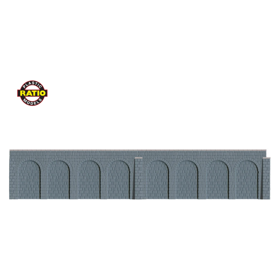 537 Ratio OO Scale Retaining Walls 350mm x 45mm