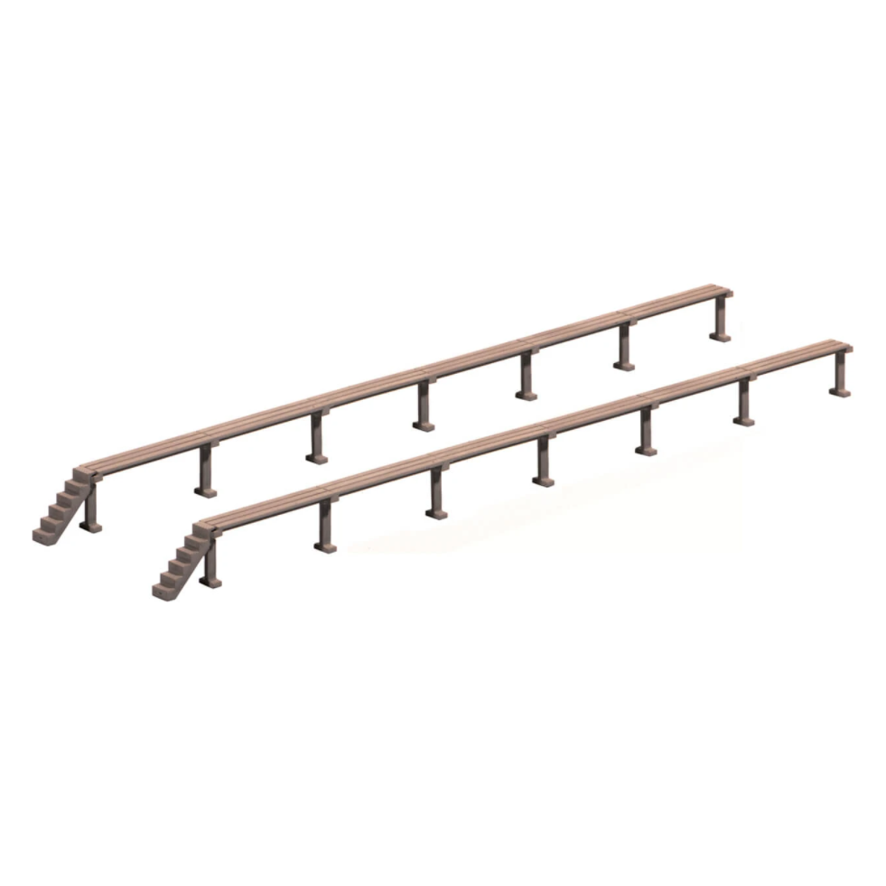 544 Ratio OO Scale Carriage Platforms length 500mm