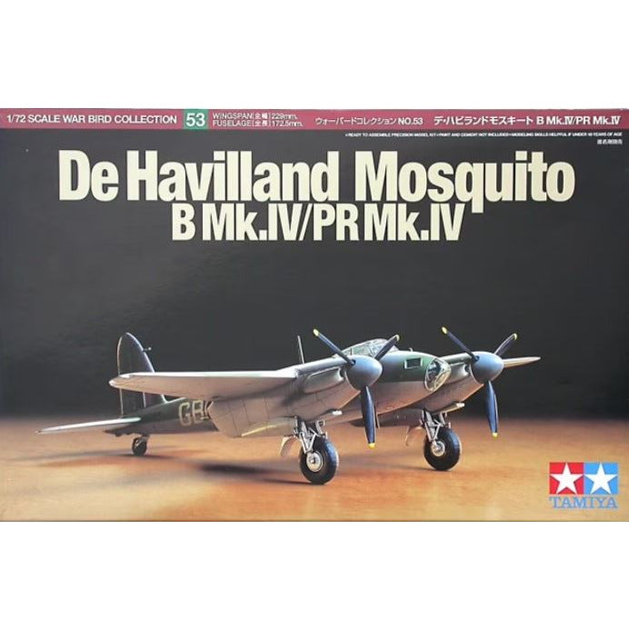 60753 Tamiya 1/72 Mosquito.B.IV/PR Mk.IV