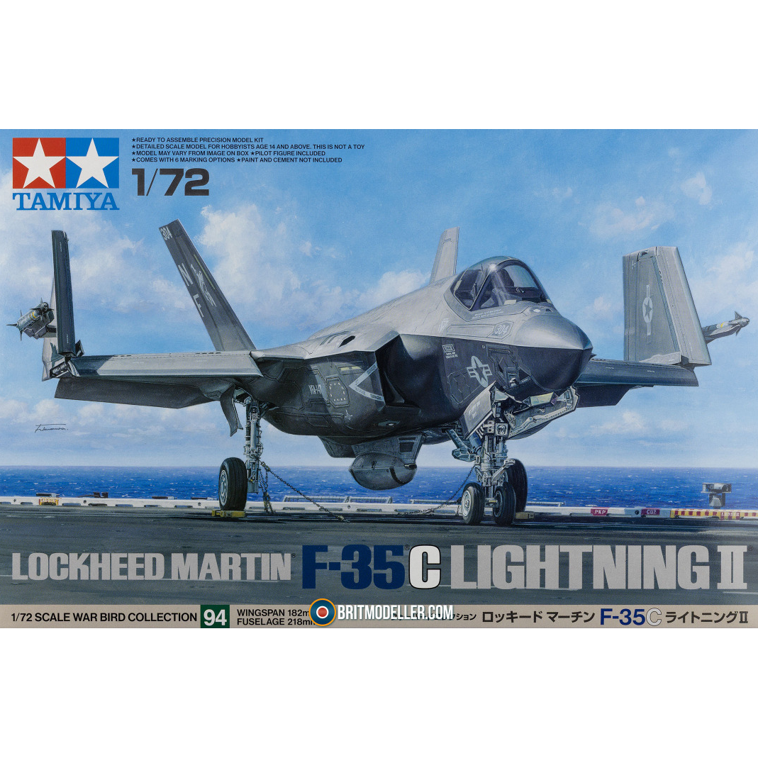 60794 Tamiya 1/72 Lockheed Martin F-35C Lightning II
