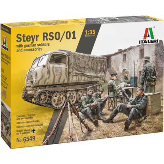 6549 Italeri 1/35 Steyr Rso/01 With German Soldiers
