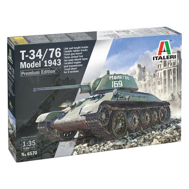 6570 Italeri 1/35 T34/76 Model 1943