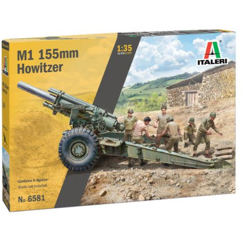 6581 Italeri 1/35 M1 155mm Gun With Crew