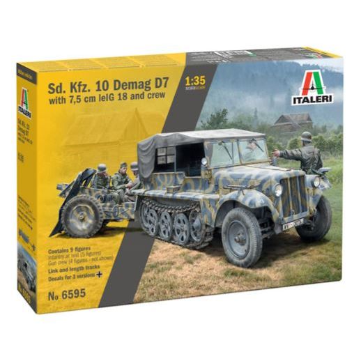 6595 Italeri 1/35 Kfz. 10 Demag D7 W/Gun