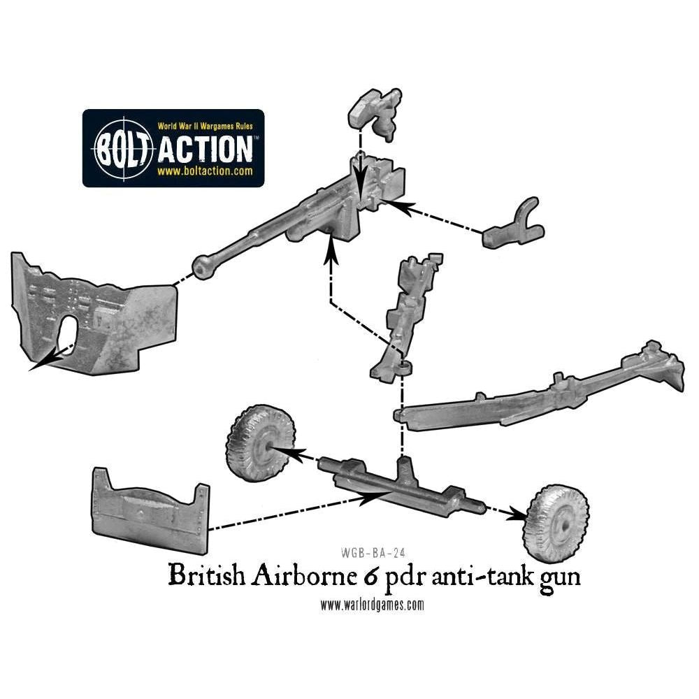 403011019 Bolt Action British 8th Army 6 pounder AT