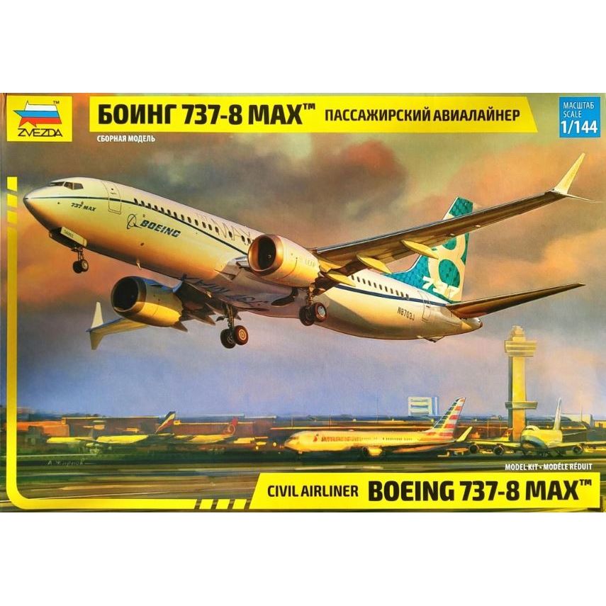 Z7026 Zvezda 1/144 Boeing 737-Max