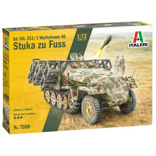 7080 Italeri 1/72 Sd.Kfz. 251/1 Wurfrahmen 40 ‘Stuka zu Fuss‘