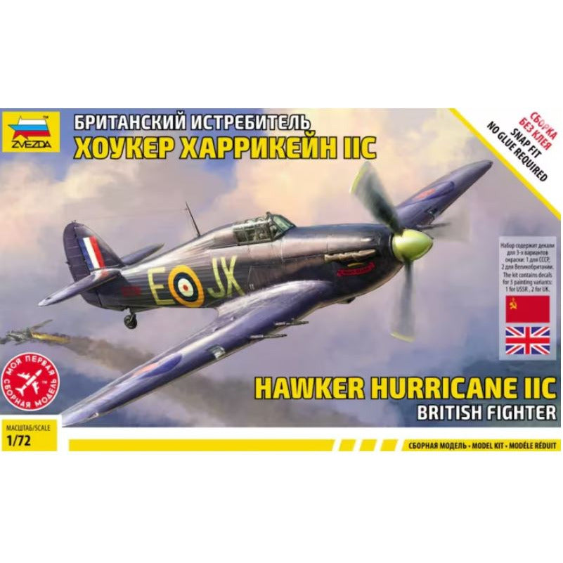Z7322 Zvezda 1/72 Hawker Hurricane Mk IIc