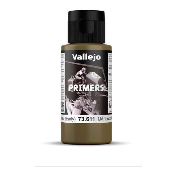 73611 Vallejo Surface Primer IJA Tsuchi Kusa IRO Earth Green (early) 60 ml