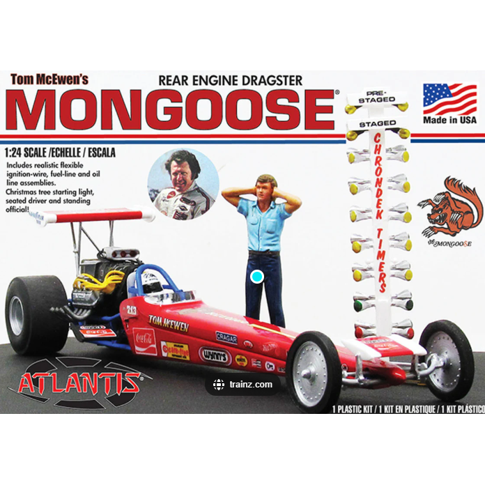 AMCM7529 Atlantis 1/24 Tom McEwen Rear Engine Dragster