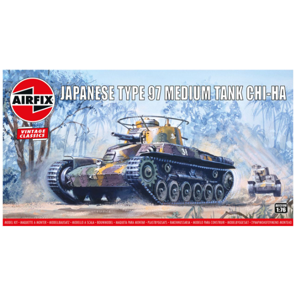 A01319V Airfix 1/76 Type 97 Chi Ha Japanese Tank