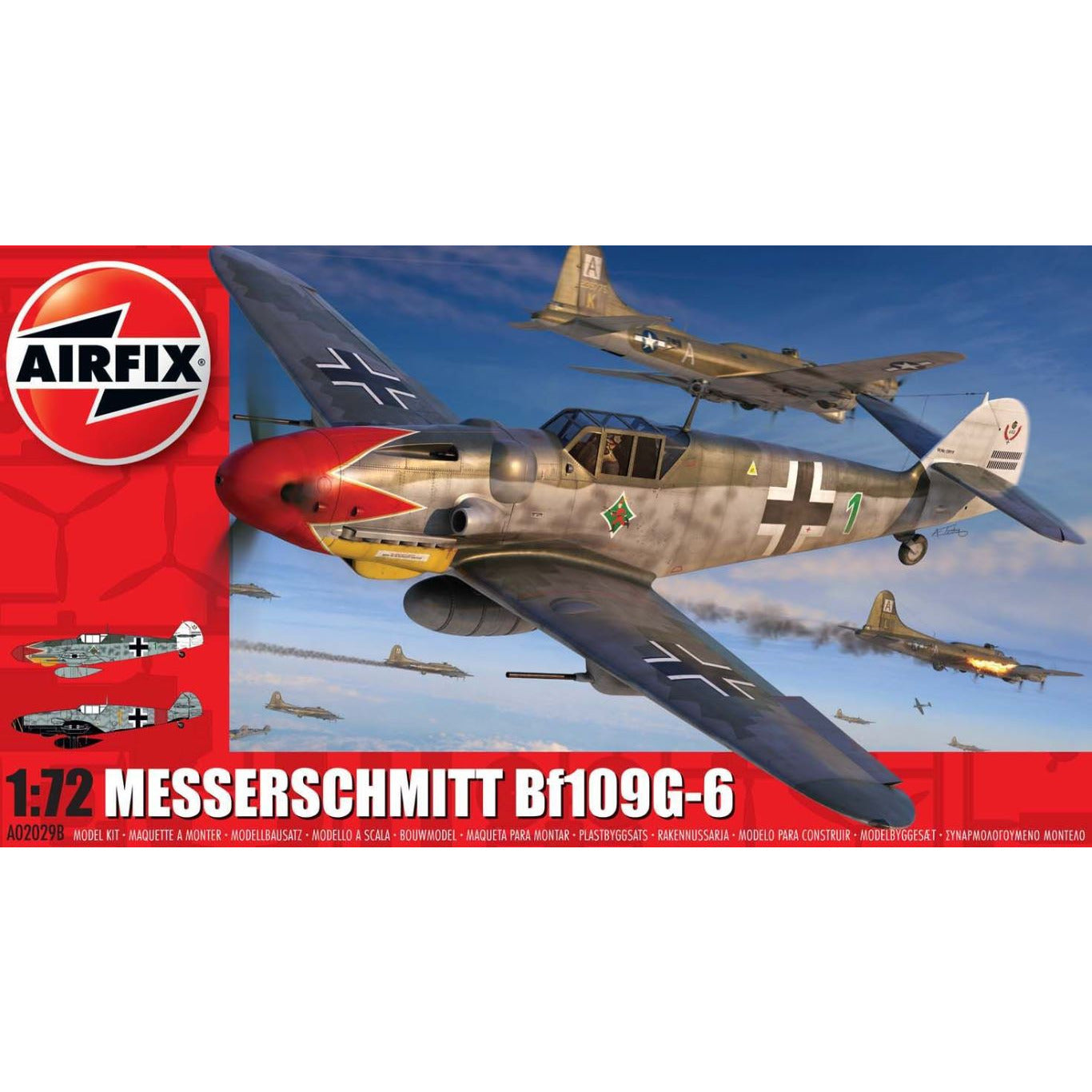 A02029B Airfix 1/72 Messerschmitt Bf109G-6