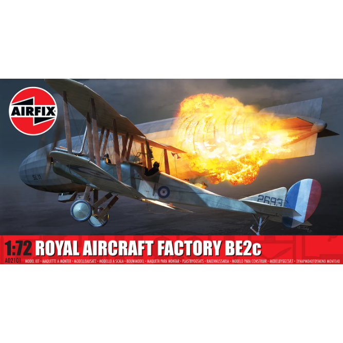 A02101 Airfix 1/72 Royal Aircraft Factory BE2c