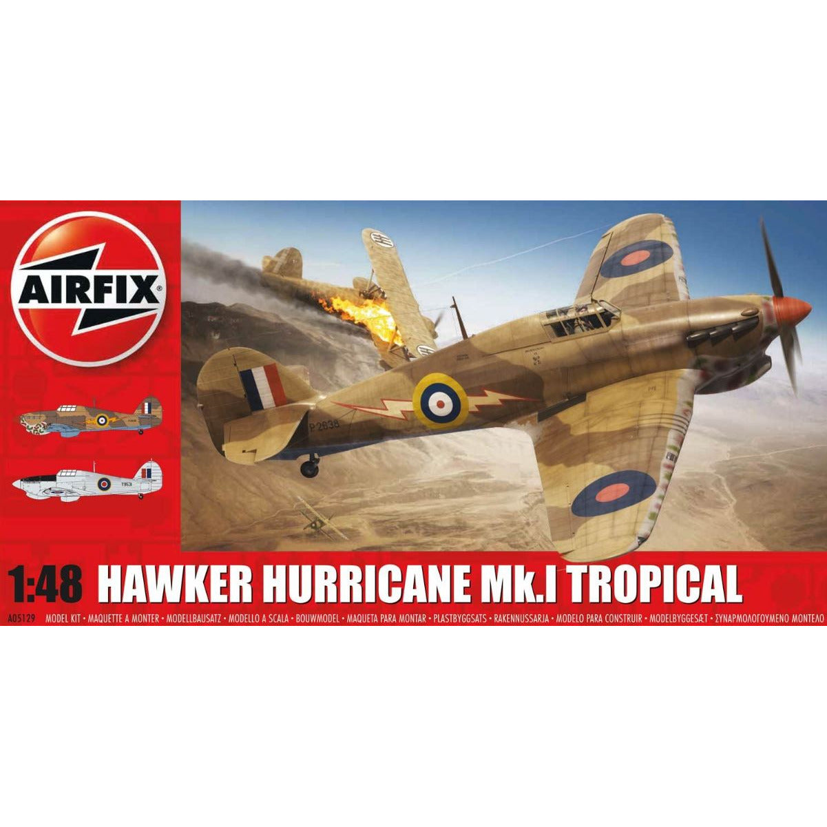 A05129 Airfix 1/48 Hawker Hurricane Mk.I Tropical