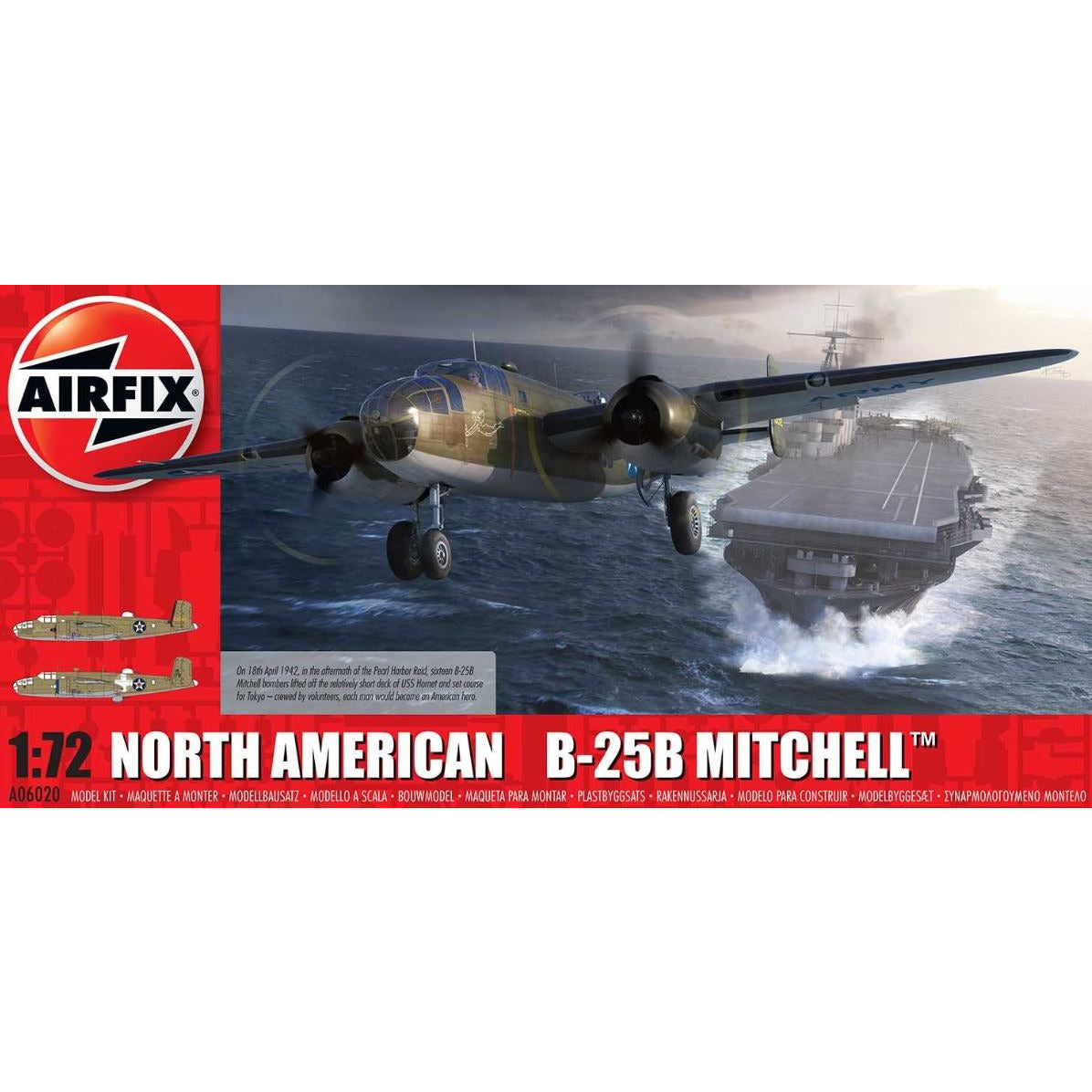 A06020 Airfix 1/72 North American B-25B Mitchell