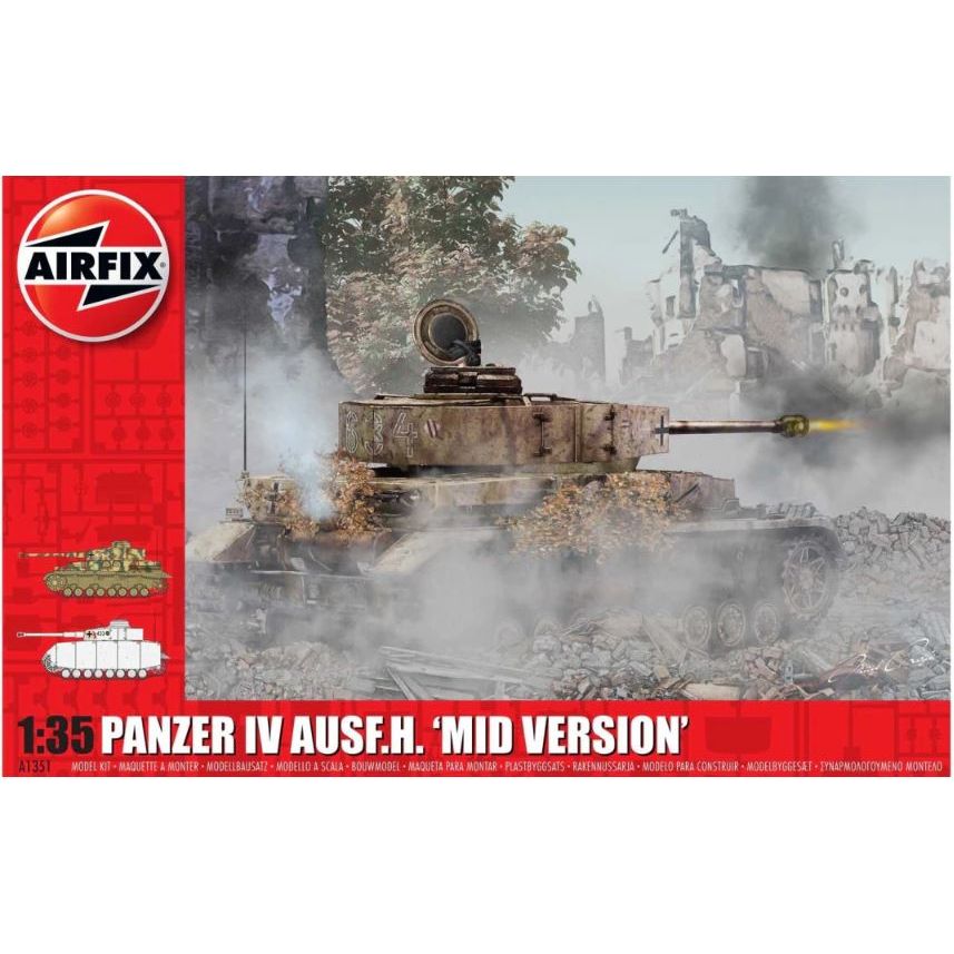 A1351 Airfix 1/32 Panzer IV Ausf.H Mid Version