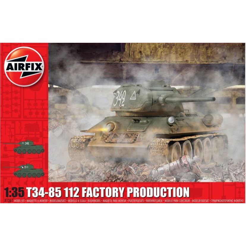 A1361 Airfix 1/35 T34-85 112 Factory Production