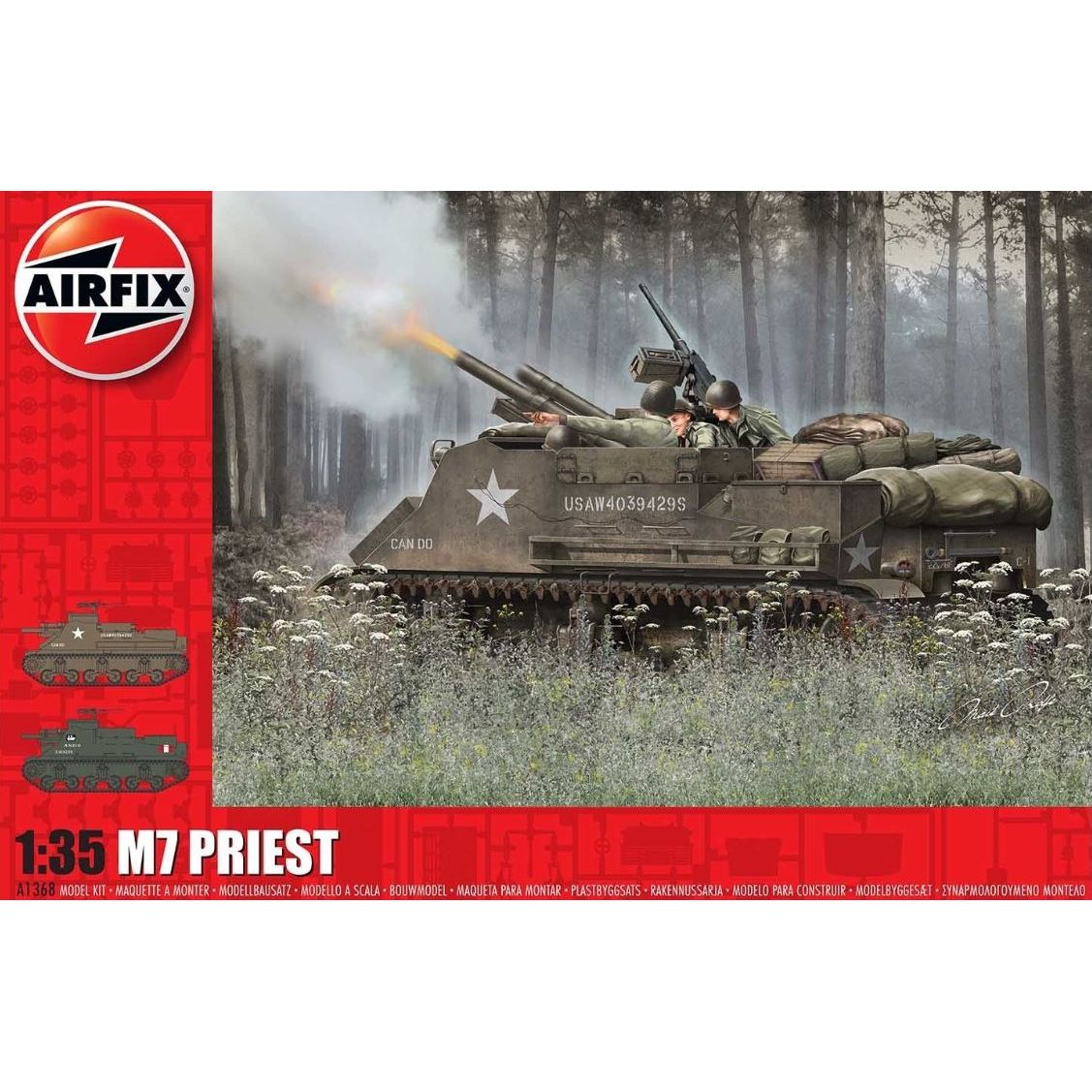 A1368 Airfix 1/35 M7 Priest Tank