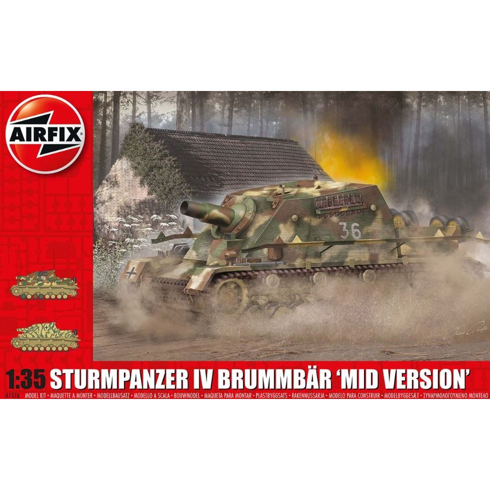 A1376 Airfix 1/35 Sturmpanzer IV Brummbar Mid Version