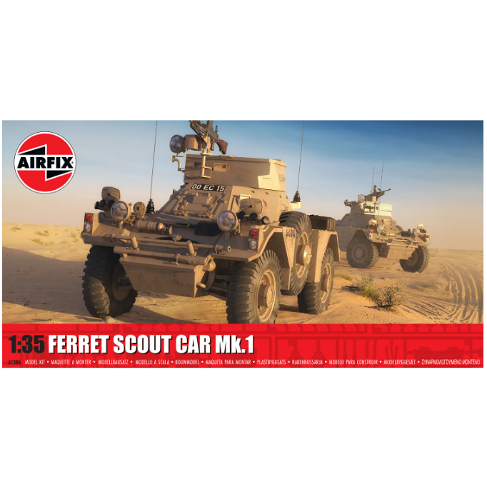 A1386 Airfix 1/35 Ferret Scout Car Mk.1