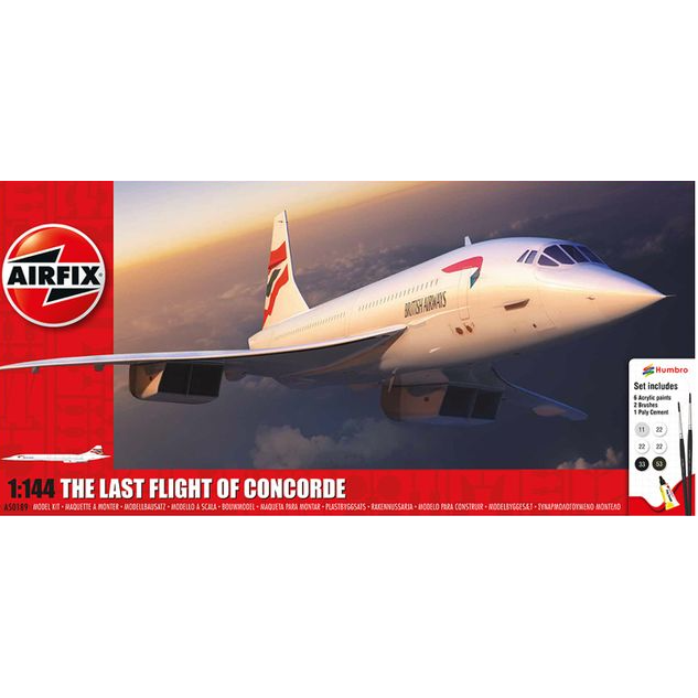 A50189 Airfix 1/144 Concorde Gift Set