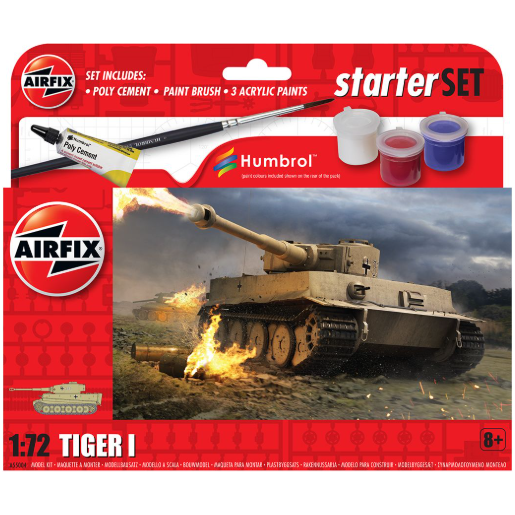 A55004 Airfix 1/72 Starter Set Tiger 1