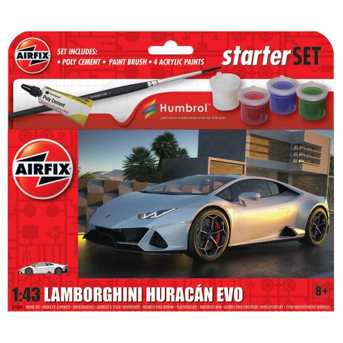 A55007 Airfix 1/43 Starter Set - Lamborghini Huracan