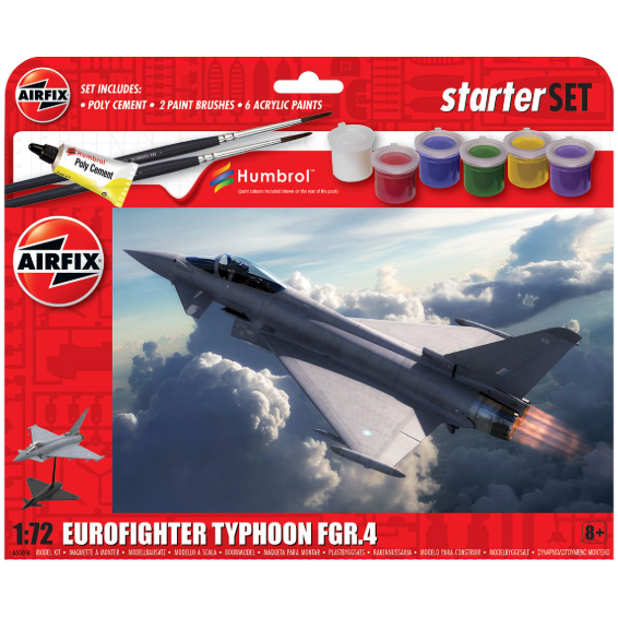 A55016 Airfix 1/72 Starter Set - Eurofighter Typhoon FGR.4