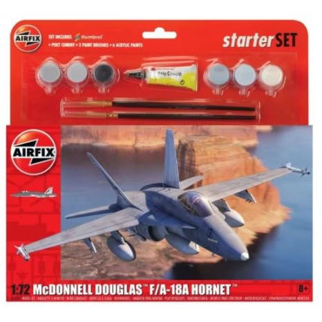 A55313 Airfix 1/72 McDonnell Douglas F-18A Hornet Starter Set