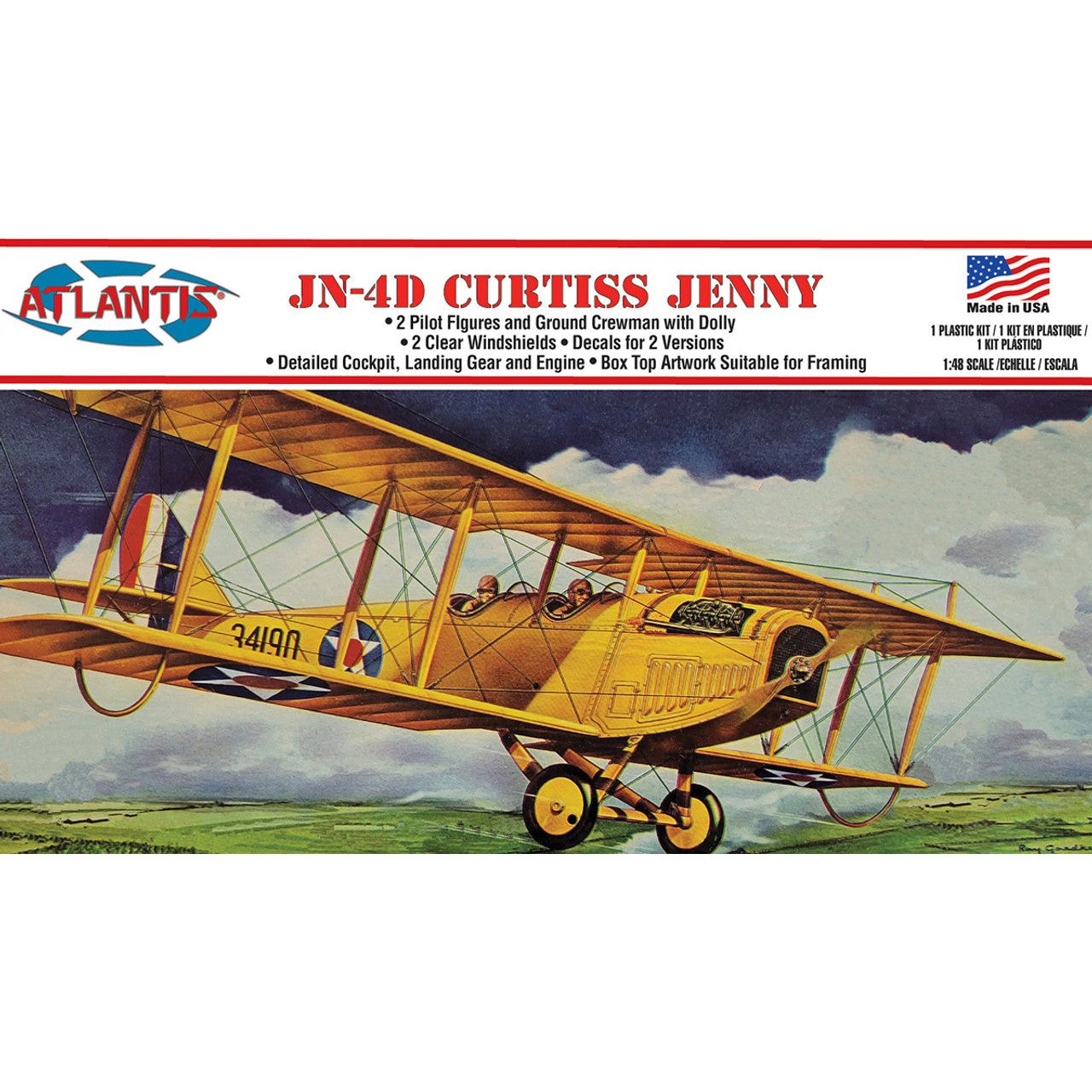 AMCL534 Atlantis Models 1/48 JN-4D Curtiss Jenny