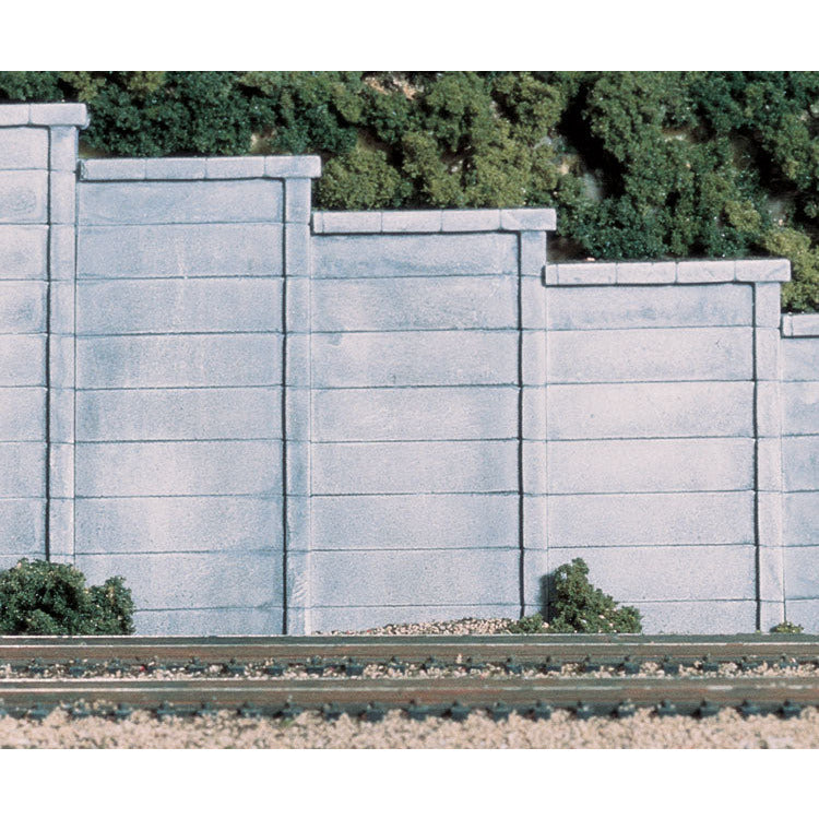 C1258 Woodland Scenics HO Scale Concrete Retaining Wall