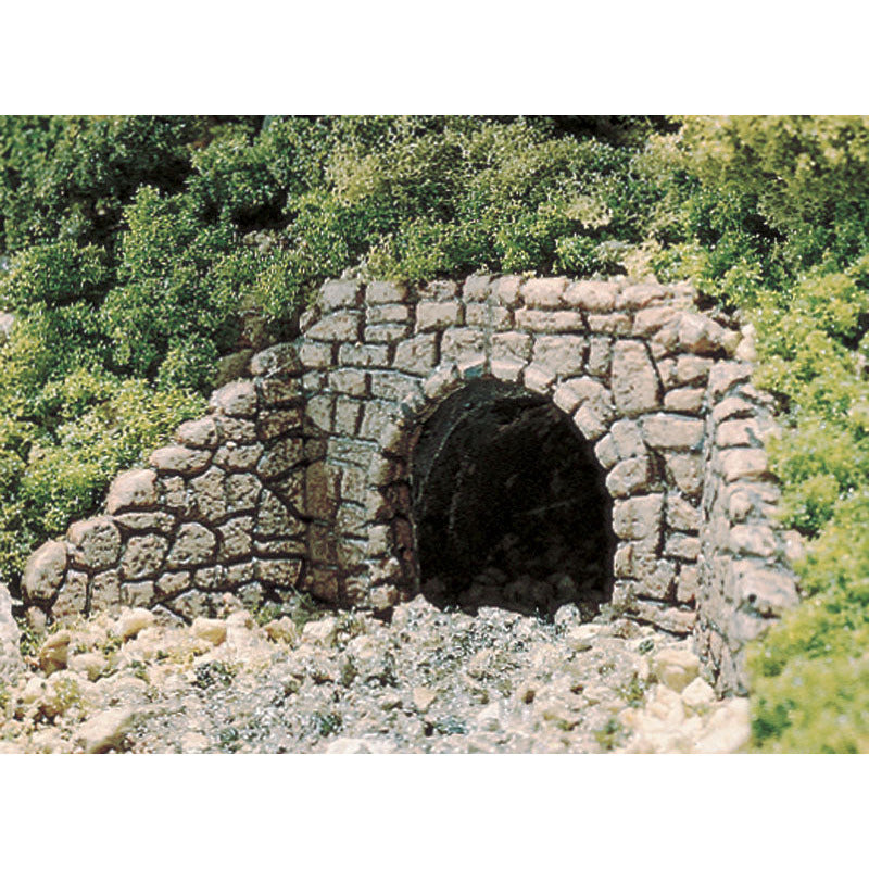 C1264 Woodland Scenics HO Scale Random Stone Culverts 2 Per Box