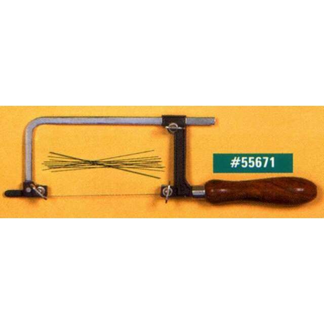 55671 Excel Jewelers Saw Frame with 12 Blades