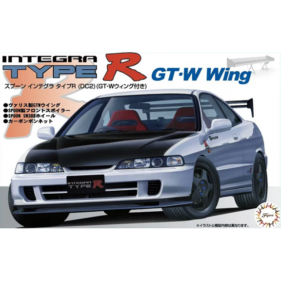 048185 Fujimi 1/24 Honda Spoon Integra Type R DC2 with GT/W Wing