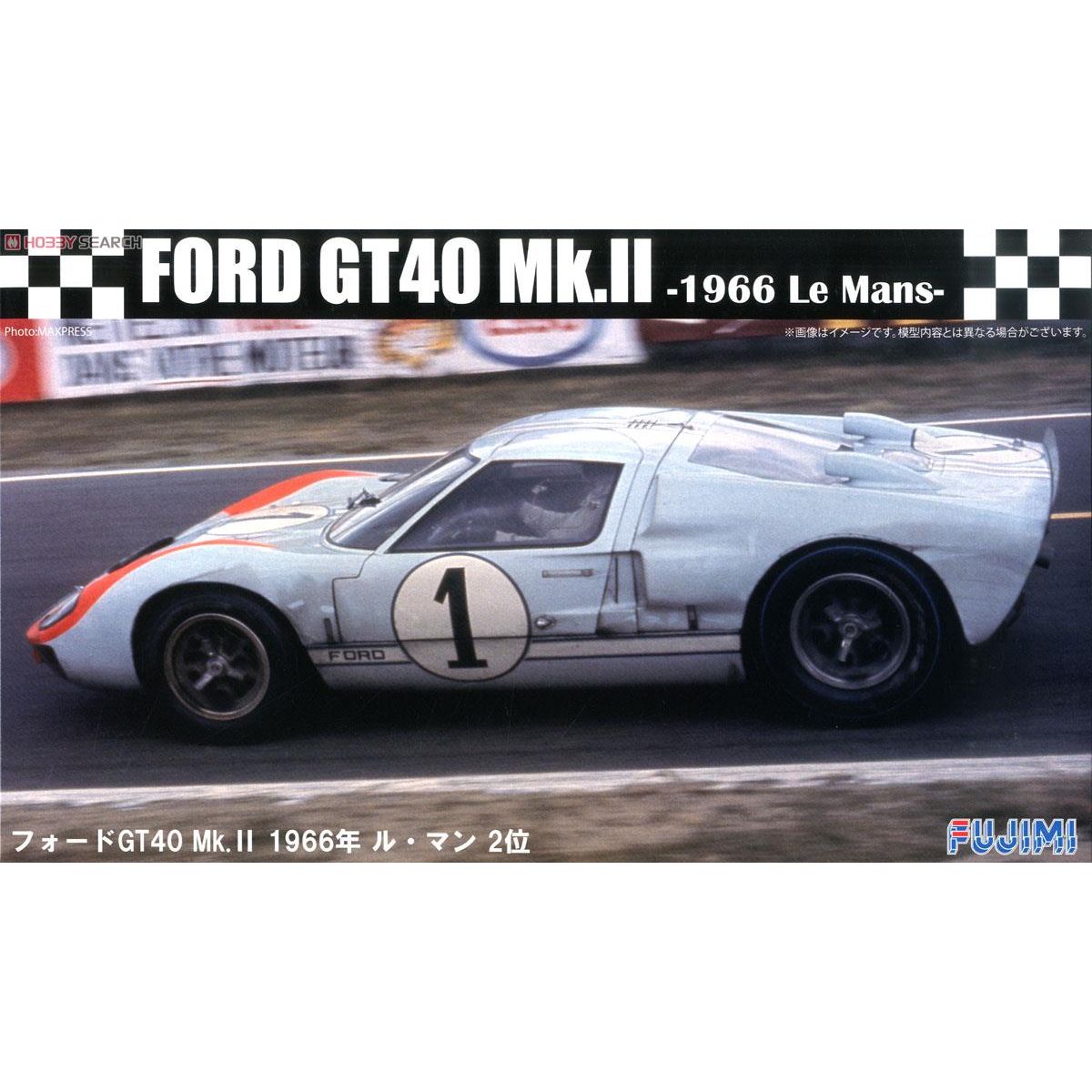 126043 Fujimi 1/24 Ford GT40 Mk-II `66 LeMans 2nd