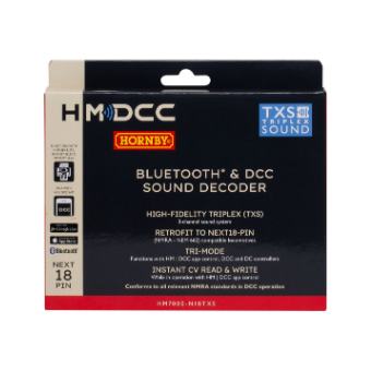 R7345 Hornby HM7000-N18TXS: Bluetooth® & DCC Sound Decoder (Next18-pin)