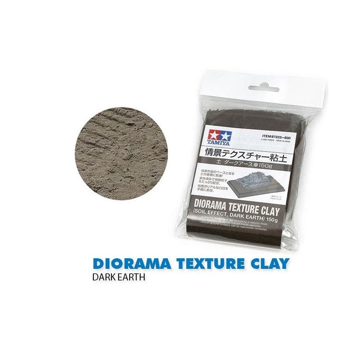 87222 Tamiya Texture Clay Soil Dark Earth 150G