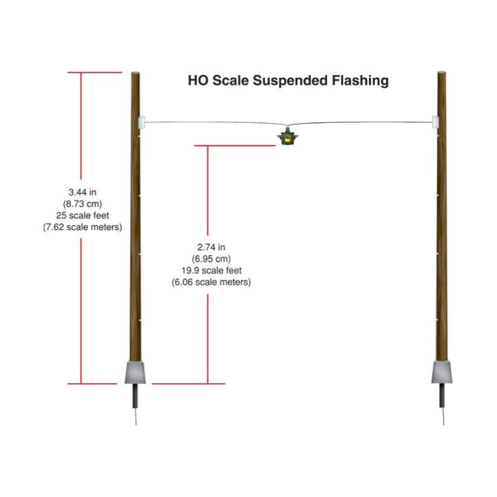 JP5652 Woodland Scenics HO Suspended Flashing Lights