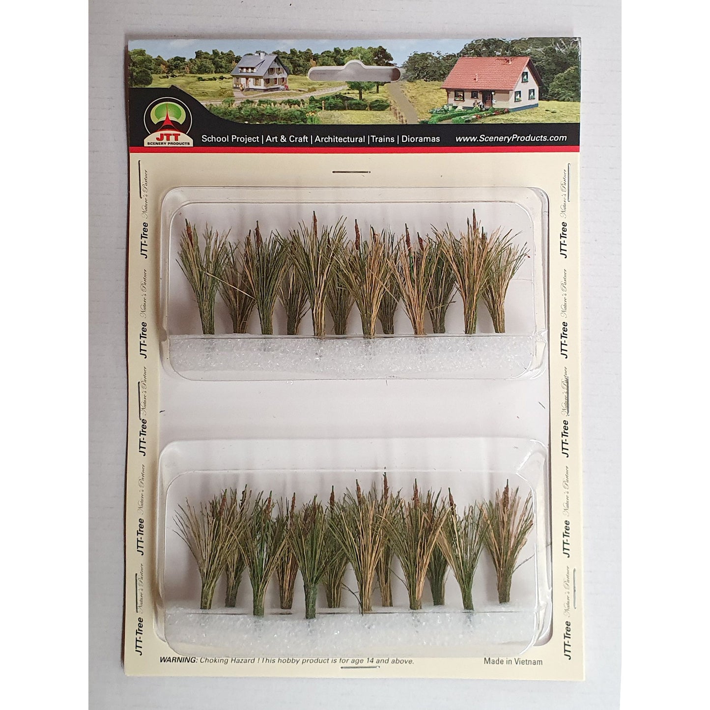 95634 JTT Scenery 1 1/2" Dried Cattails (24 Pack)