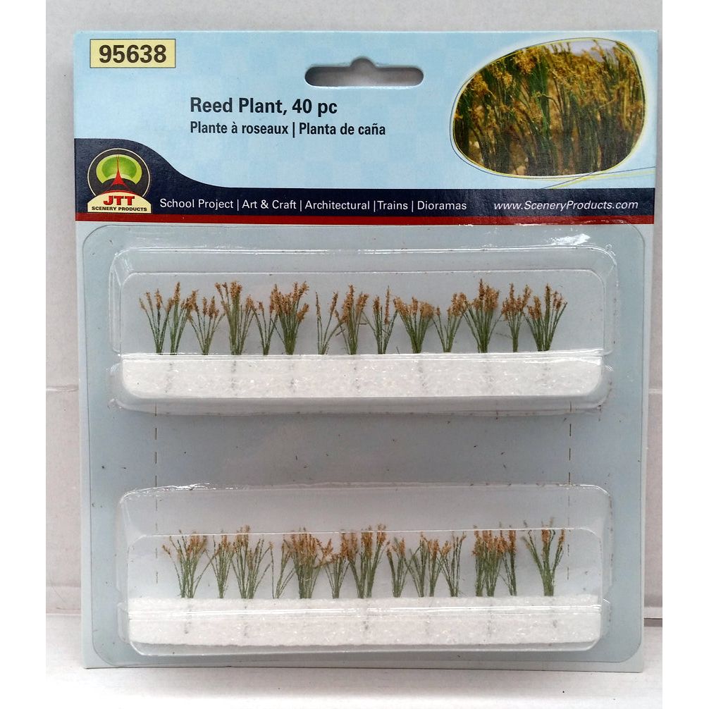 95638 JTT HO Scale 1” Reeds (40 Pack)