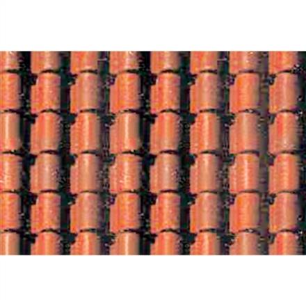 97434 JTT Scenery PATTERN SHEETS, Spanish Tile, HO-scale (1:100) 2/pk