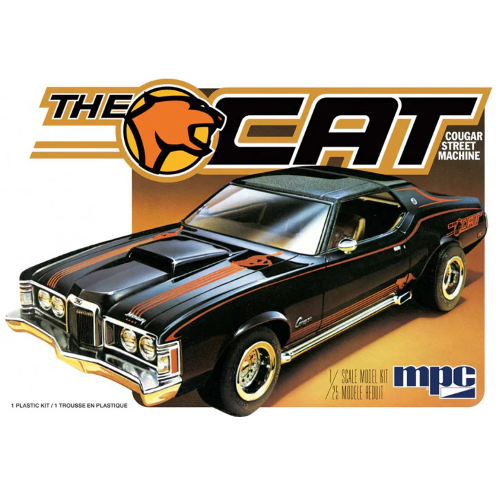 1004 MPC 1/25 1973 Mercury Cougar "The Cat" Street Machine