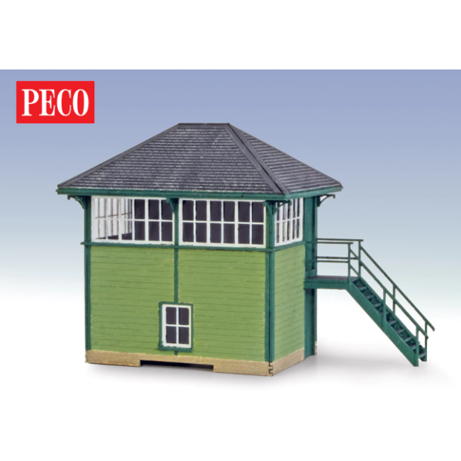 LK-202 Peco OO Scale West Highland Line Signal Box - Laser Cut Wood Kit