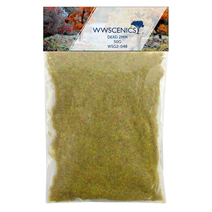 WWS 500ml 2mm Static Grass - 50g Bag