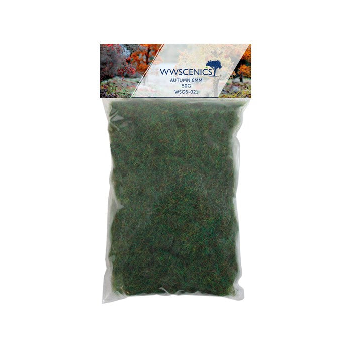 WWS 500ml 6mm Spring Static Grass - 50g Bag