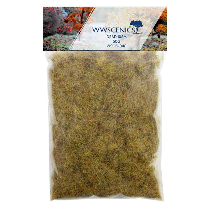 WWS 500ml 6mm Spring Static Grass - 50g Bag