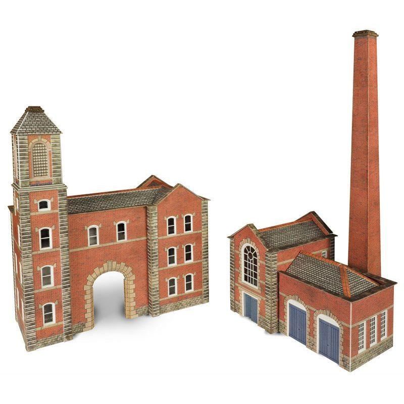 PN184 Metcalfe N Scale Boilerhouse & Factory Entrance Kit