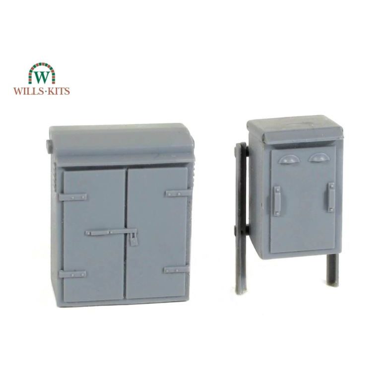 SS88 Wills OO Scale Scenic Series Kit Relay Boxes Set 2