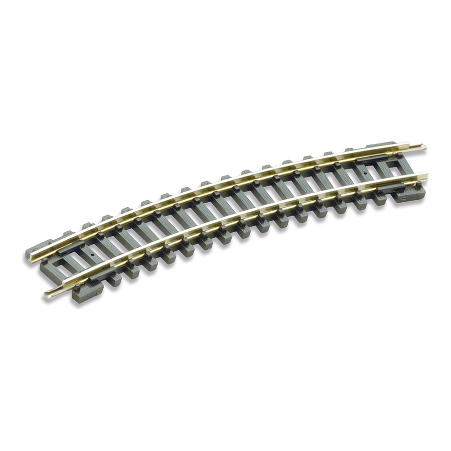 ST-3 Peco N Scale Setrack Standard Curve, 1st Radius (Code80)