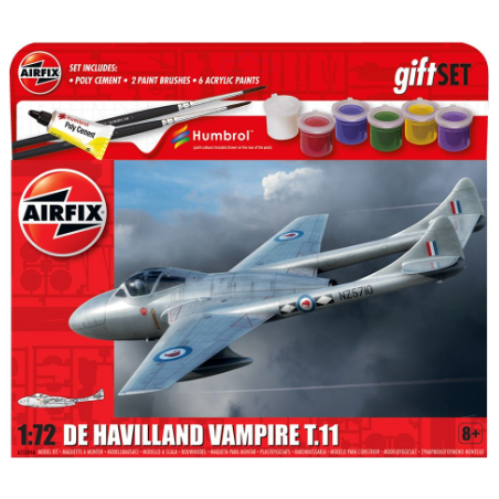 A55204A Airfix 1/72 De Havilland Vampire T11 Starter Set